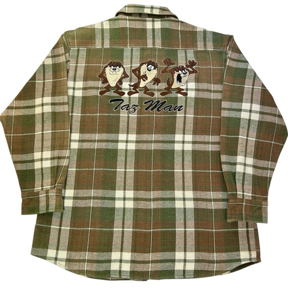 Warner Bros. Other - Warner Bros. Taz Man Shirt Jacket Size M Men’s